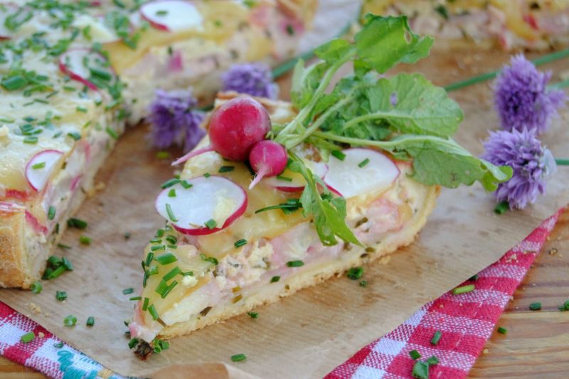 Rzodkiewkowa tarta Rzodkiewkowa tarta