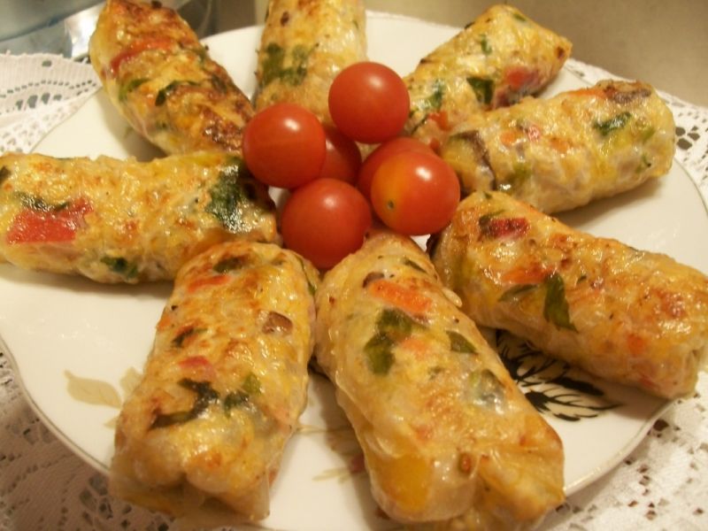 Sajgonki z brązowym ryżem