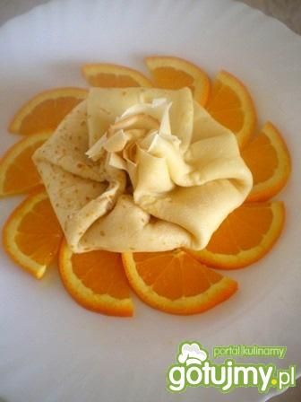 Sakiewki naleśnikowe na pomarańczach 