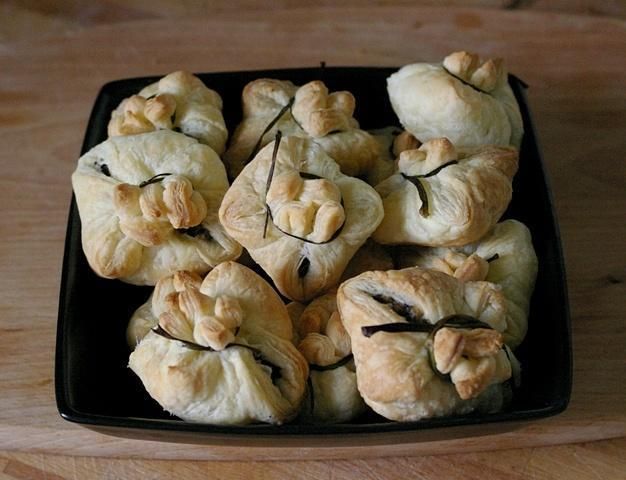 Sakiewki z ciasta francuskiego 