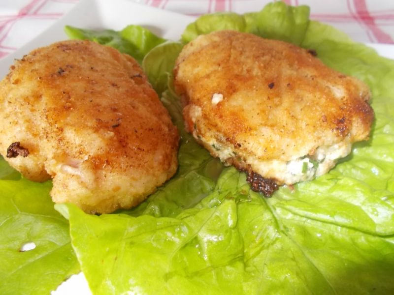 Sakiewki z filetem i fetą Sakiewki z filetem i fetą