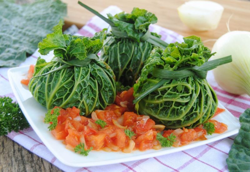 Sakiewki z włoskiej kapusty