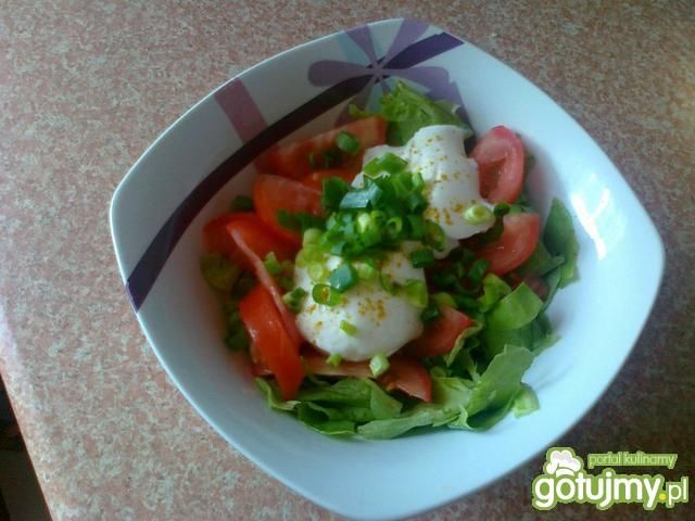 Sałata dębowa z pomidorem Sałata dębowa z pomidorem