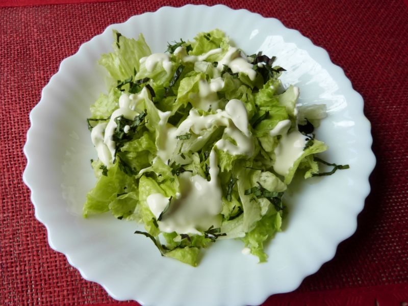 Sałata krucha z musztardowcem