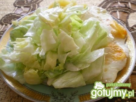 Sałata lodowa do obiadu.