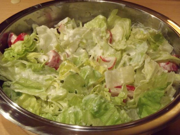 Sałata lodowa do obiadu