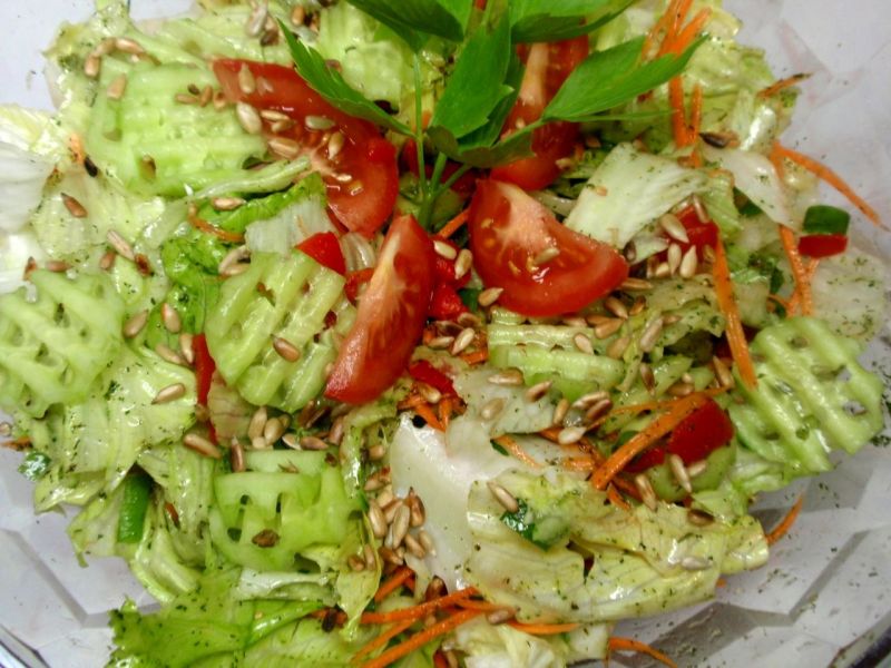 Sałata lodowa na obiad