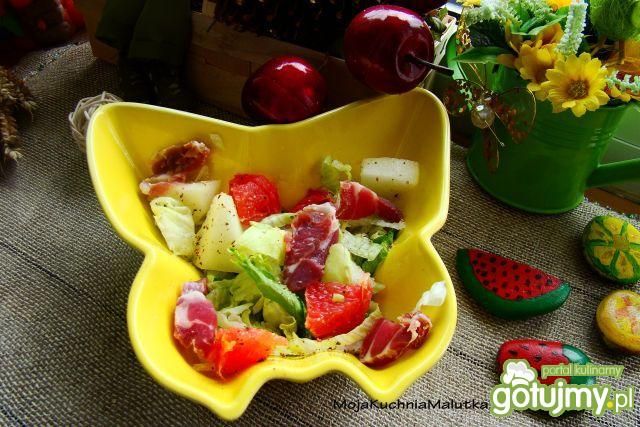 Sałata melonowo-grajpfrutowa Sałata melonowo-grajpfrutowa