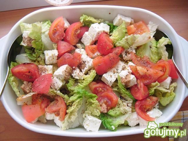 Sałata rzymska z octem balsamicznym