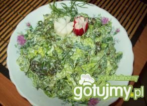 Sałata w śmietanie 