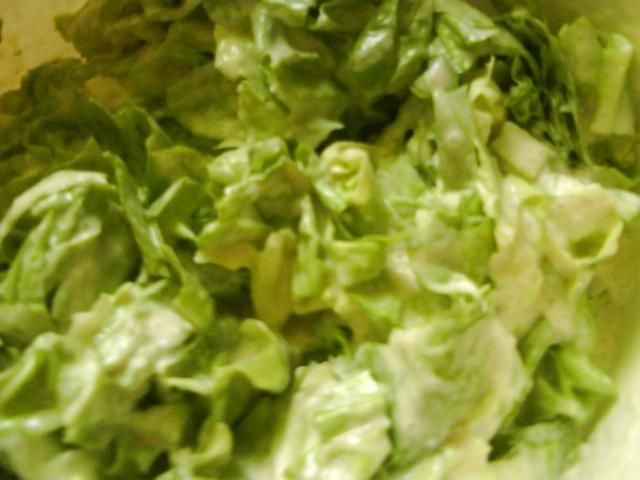 Sałata w śmietanie