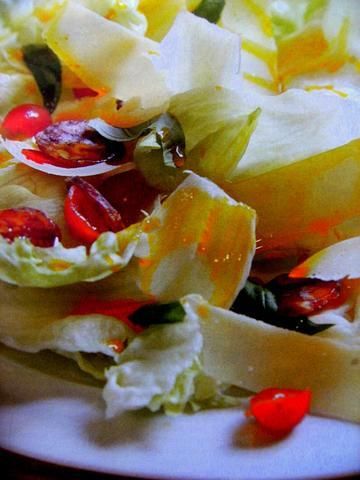 Sałata w złotym sosie