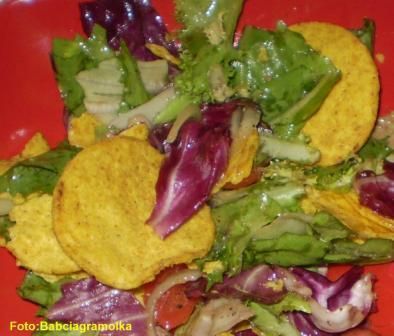 Sałata z chipsami :