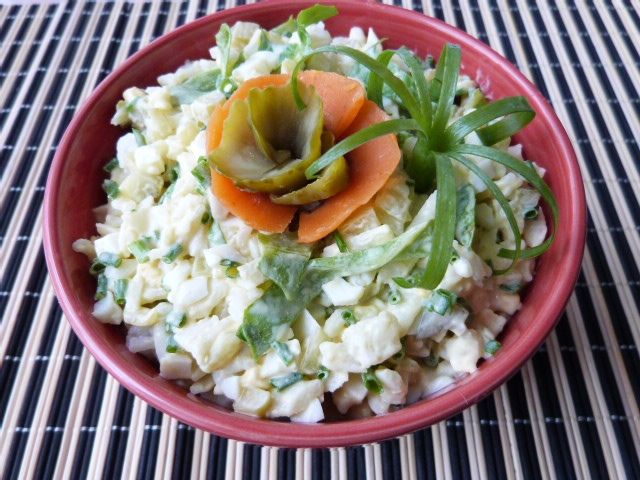 Sałata z kalarepką i ryżem Sałata z kalarepką i ryżem