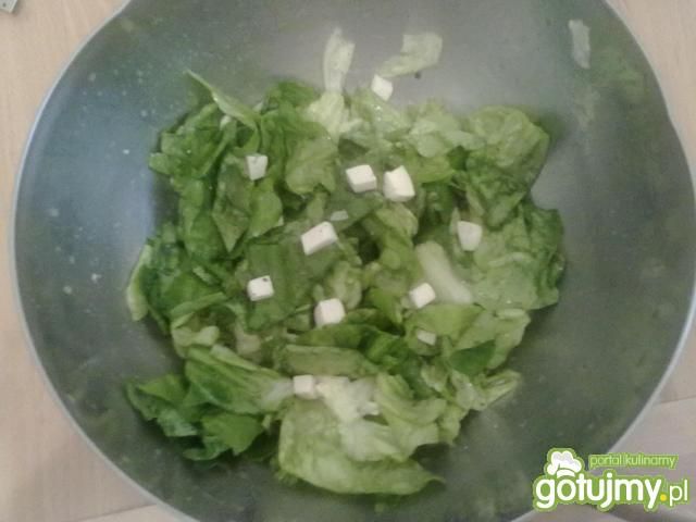 Sałata z mozzarella ala gino :) Sałata z mozzarella ala gino :)