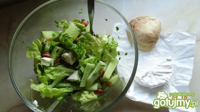 Sałata z ogórkami Sałata z ogórkami