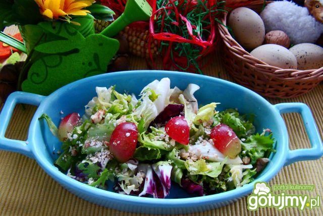 Sałata z otrębami owsianymi  Sałata z otrębami owsianymi