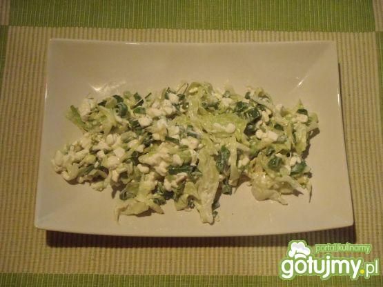 Sałata z serkiem wiejskim