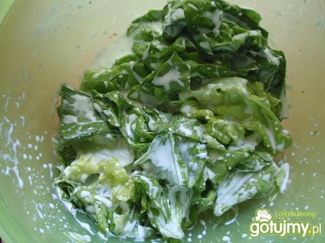 Sałata ze smietaną. Sałata ze smietaną.