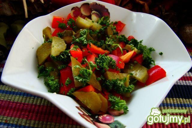 Sałatk czerwono-zielona Sałatk czerwono-zielona