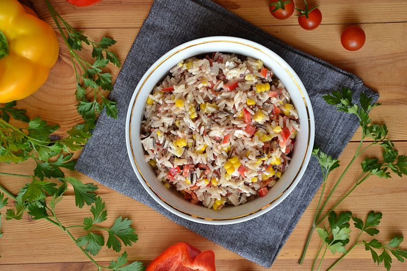 Sałatka 3 kolory ryżu 