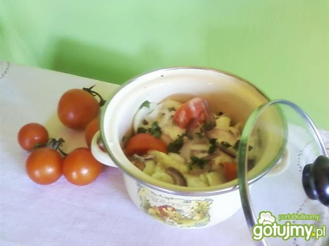 Sałatka ala mizeria.