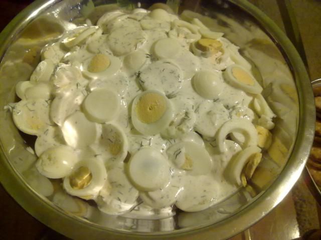 sałatka brokułowo- kalafiorowa