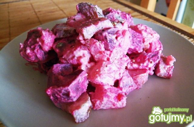 Sałatka buraczano- ziemniaczana