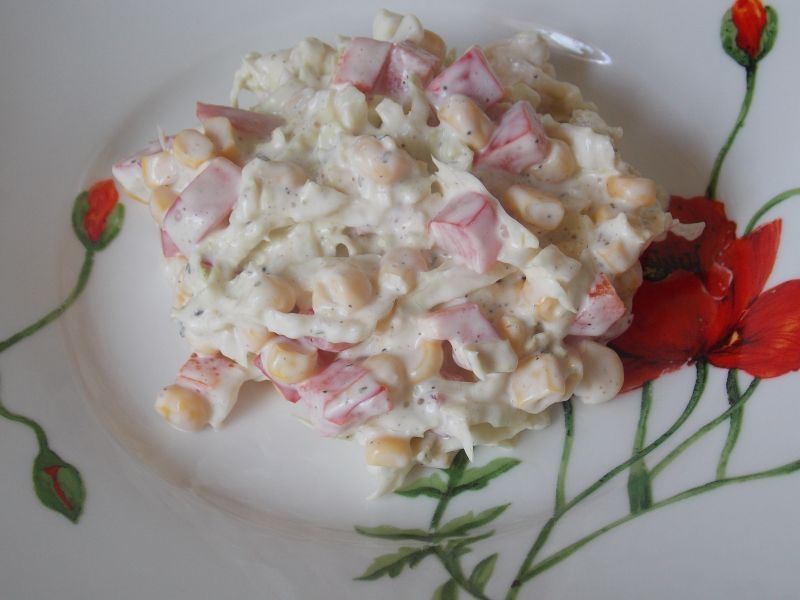 Sałatka  czerwony - żółty - zielony 