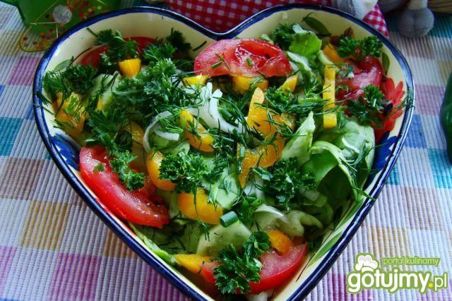 Sałatka do grilla.