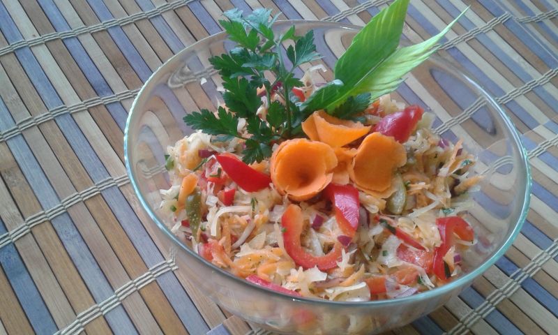 Sałatka do obiadu. Sałatka do obiadu.