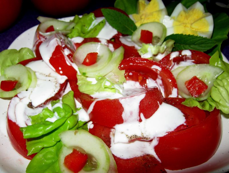 Sałatka do obiadu Sałatka do obiadu