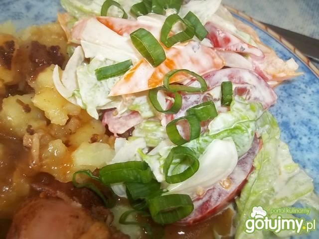 Sałatka do obiadu z pieczarkami Sałatka do obiadu z pieczarkami