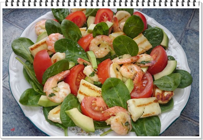 Sałatka Eli z krewetkami