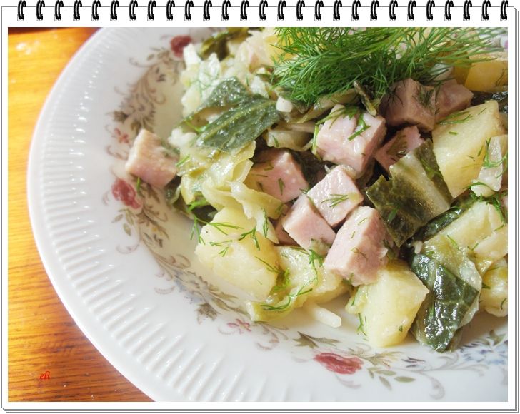 Sałatka Eli z młodą kapustą Sałatka Eli z młodą kapustą