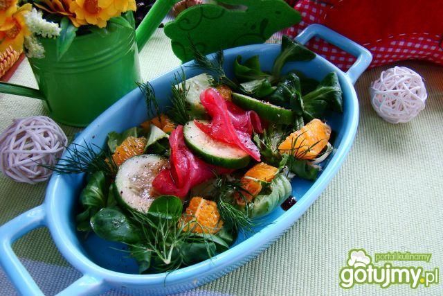 Sałatka fit z pomarańczą Sałatka fit z pomarańczą