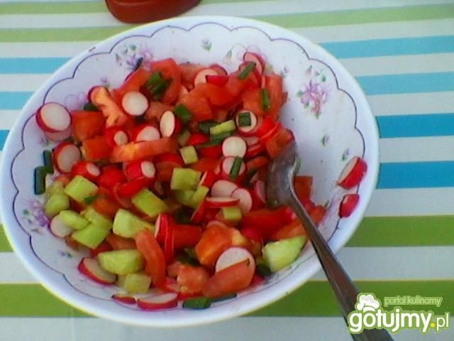 Sałatka grillowa 4 Sałatka grillowa 4