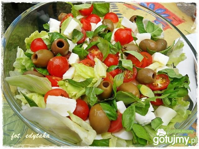 Sałatka grillowa z winegretem Sałatka grillowa z winegretem