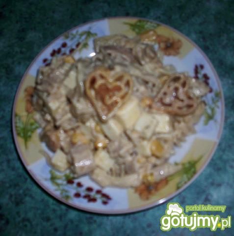 Sałatka gyros,ananas,ser... wg Dorci Sałatka gyros,ananas,ser... wg Dorci