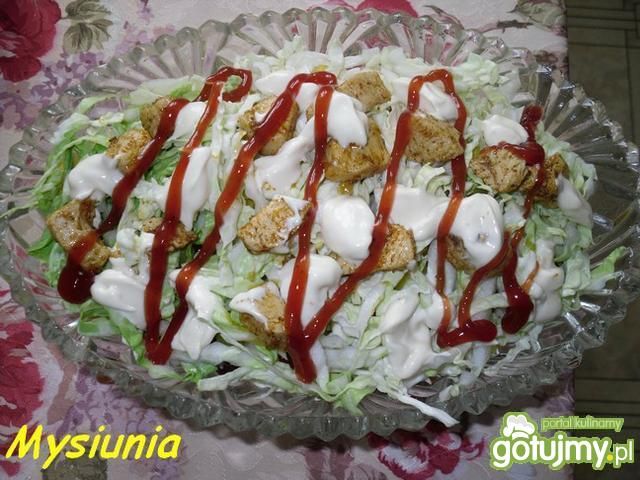Sałatka gyros - warstwowa  Sałatka gyros - warstwowa