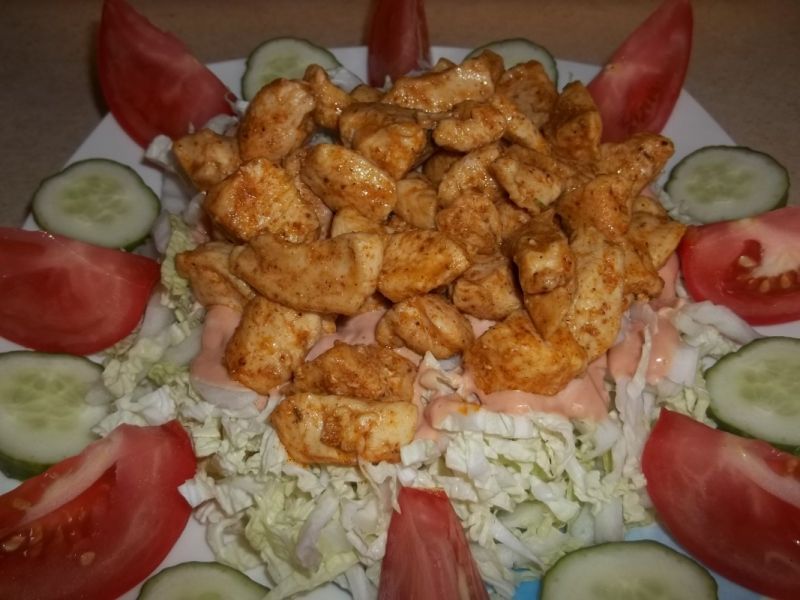 Sałatka gyros wg Gosi Sałatka gyros wg Gosi