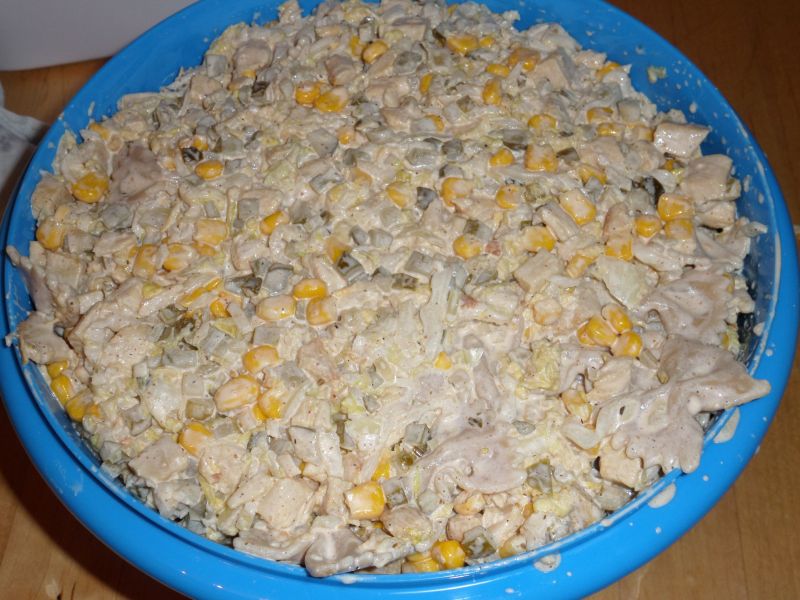 Sałatka gyros z kurczakiem