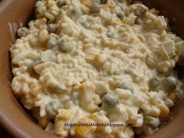 Sałatka imieninowa ryżowo serowa Sałatka imieninowa ryżowo serowa