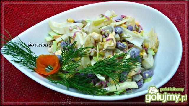 Sałatka jajeczna z porem i ...