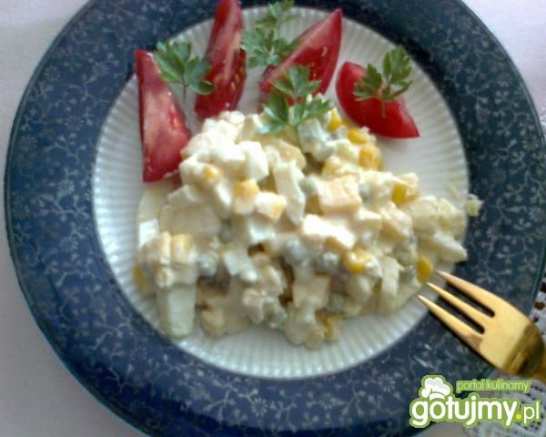 sałatka jajeczno-chrzanowa wg Zabecki