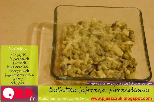 Sałatka jajeczno-pieczarkowa Sałatka jajeczno-pieczarkowa