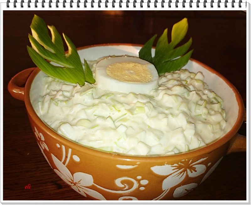 Sałatka jajeczno porowa Eli