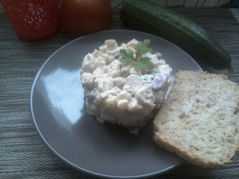 Sałatka jarzynowa bez jajek Sałatka jarzynowa bez jajek