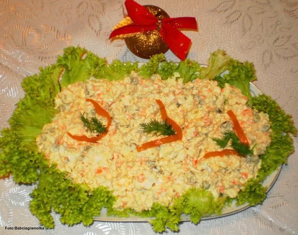 Sałatka jarzynowa doprawiona curry : Sałatka jarzynowa doprawiona curry :