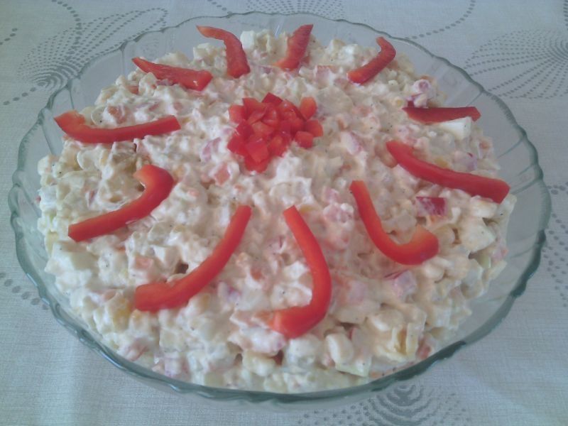 Sałatka jarzynowa z papryką